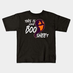 This Is Some Boo Sheet, Funny Halloween Party,Happy Halloween Day,Funny Spooky Vibes, Funny Pumpkin Gift Kids T-Shirt